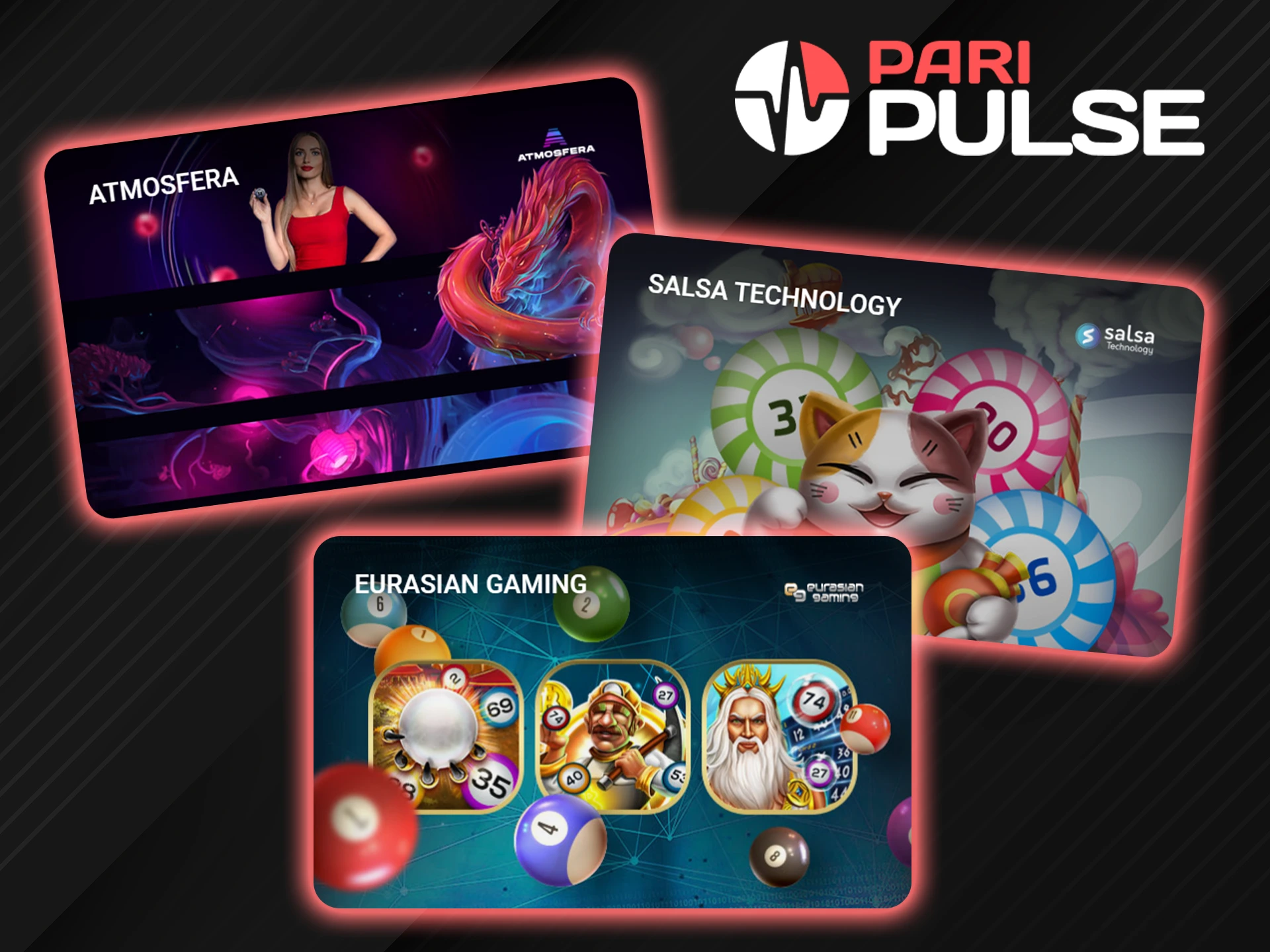 A wide selection of bingo games at PariPulse.