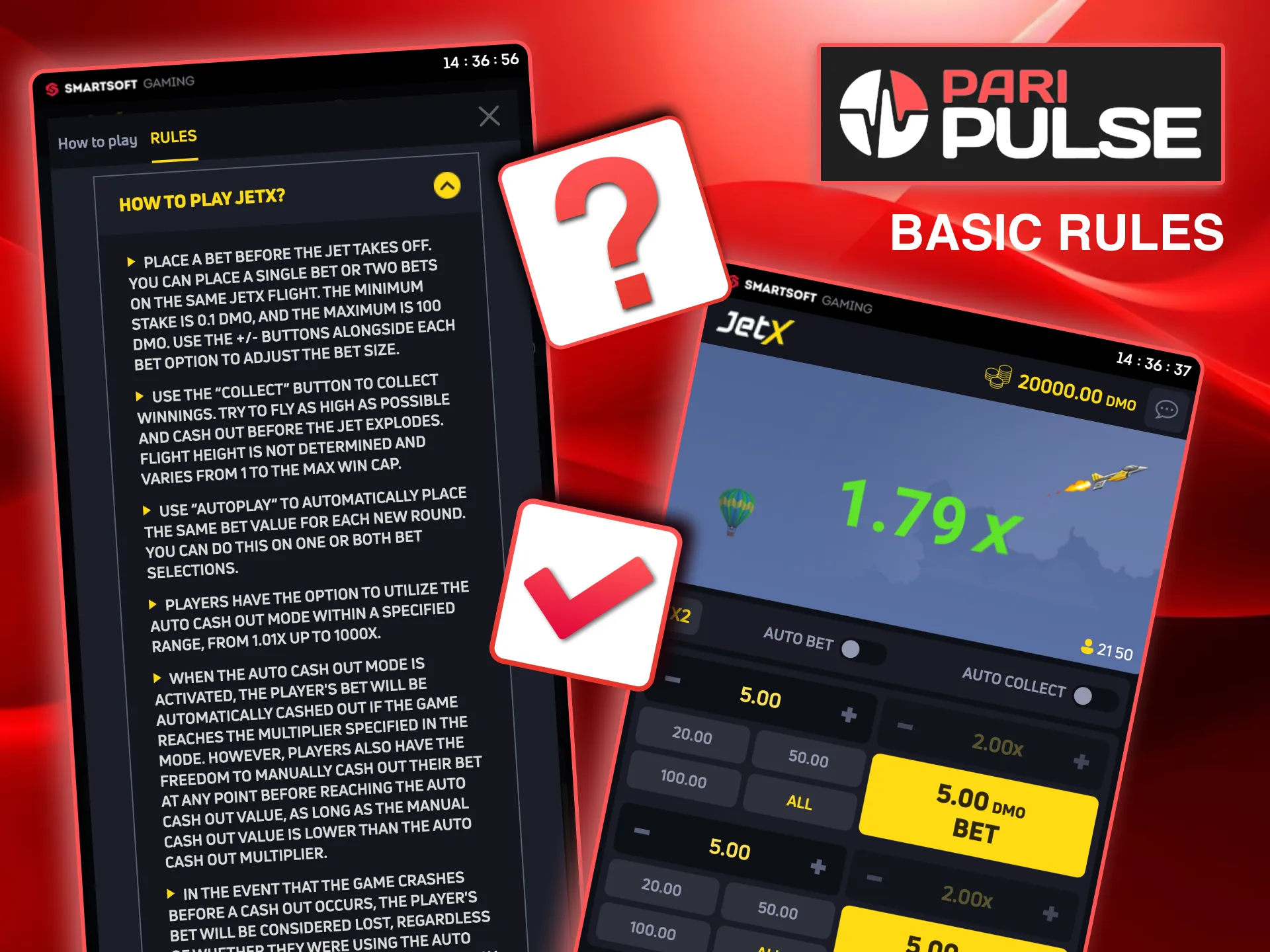 Paripulse JetX crash game rules explained simply.
