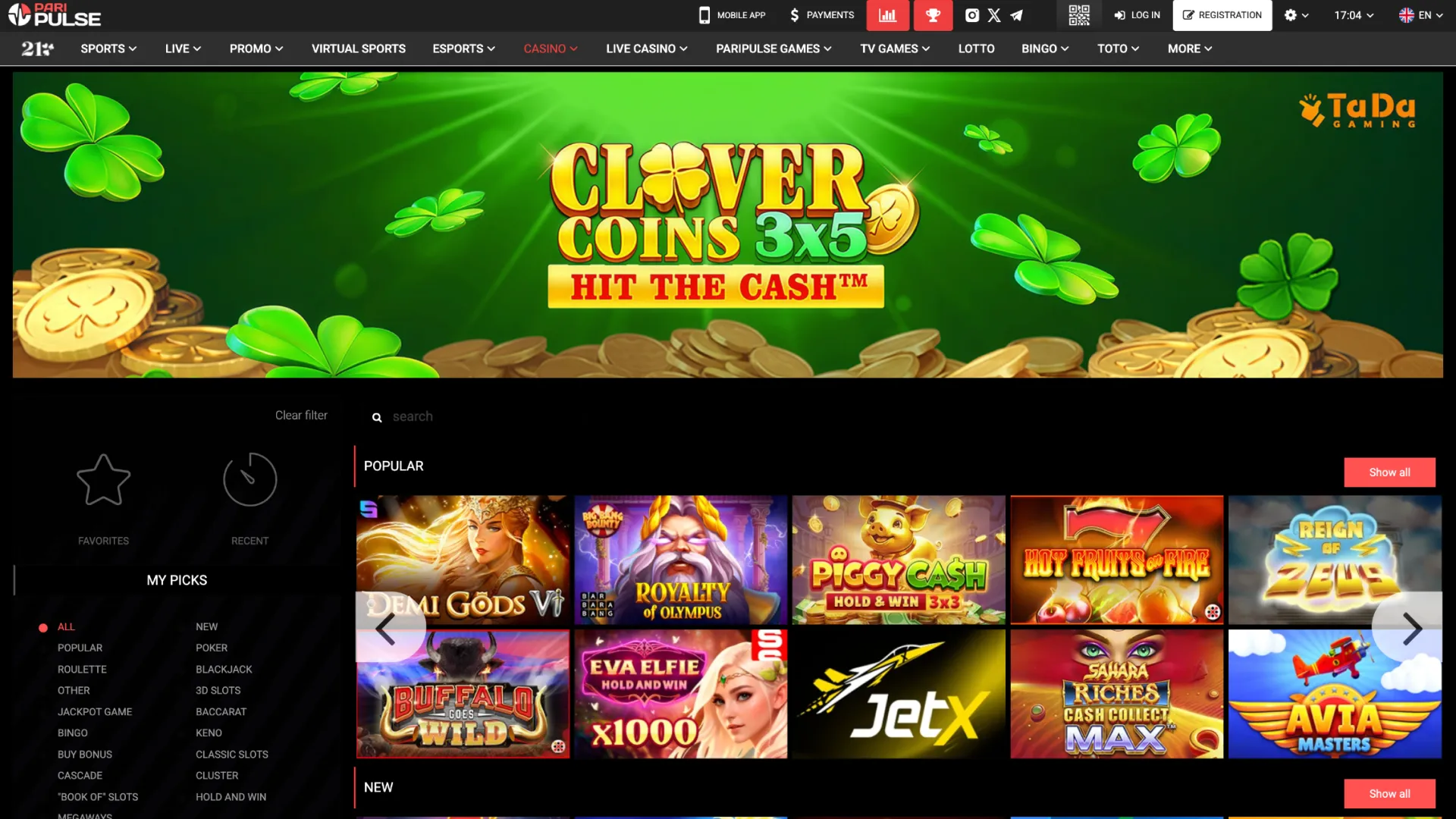 Discover diverse games on Paripulse with endless fun.